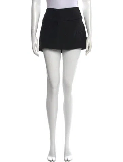 Pre-owned St Agni Mini Skirt In Black