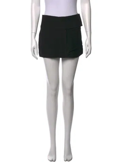 Pre-owned St Agni Mini Skirt In Black