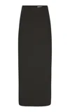 St Agni Minimal Column Maxi Skirt In Green