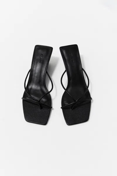 St Agni Minimal Low Wedge In Black