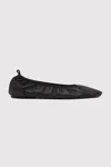 St Agni Minimal Perforated Ballet Flat In Black