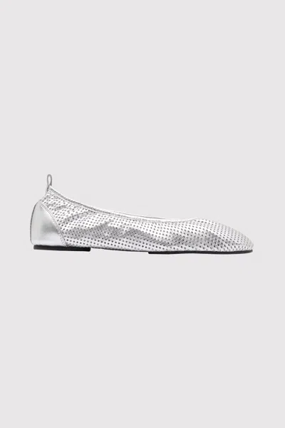 ST AGNI MINIMAL PERFORATED BALLET FLAT