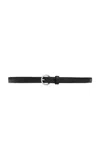 St Agni Minimal Slim Belt In Black