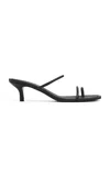 St Agni Minimal Strap Heel In Black