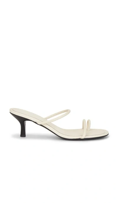 St Agni Minimal Strap Heel In Neutral