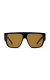 St Agni Linea Oversized Sunglasses In Black