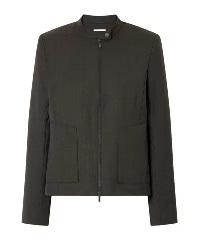 St Agni Moto Wool-blend Jacket In Multi