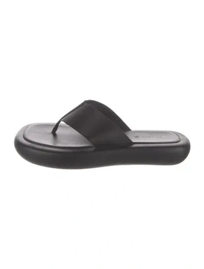Pre-owned St Agni Nylon Slides In Black