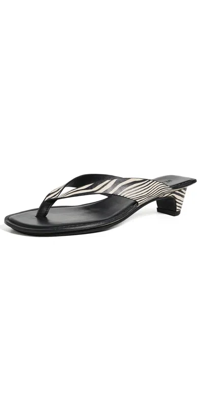 St Agni Opanka Heeled Flip Flops Savannah