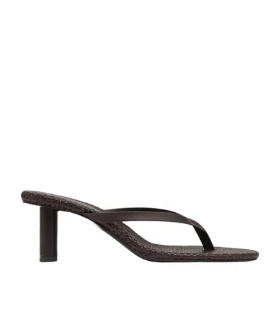 St Agni Open-toe High-heeled Sandals In Brown