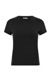 St Agni Organic-cotton Baby Tee In Black