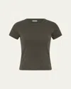 St Agni Organic Cotton Baby Tee In Black