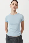 St Agni Organic Cotton Baby Tee In Blue