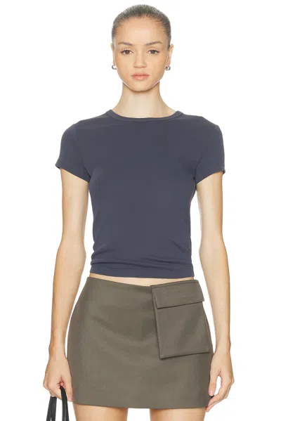 St Agni Organic Cotton Baby Tee In Gray