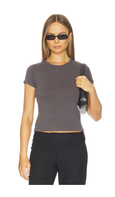St Agni Organic Cotton Baby Tee In Gray