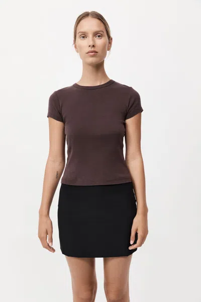 St Agni Organic Cotton Baby Tee In Purple
