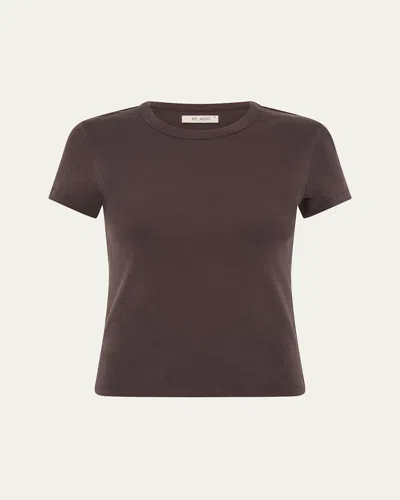 St Agni Organic Cotton Baby Tee In Raisin