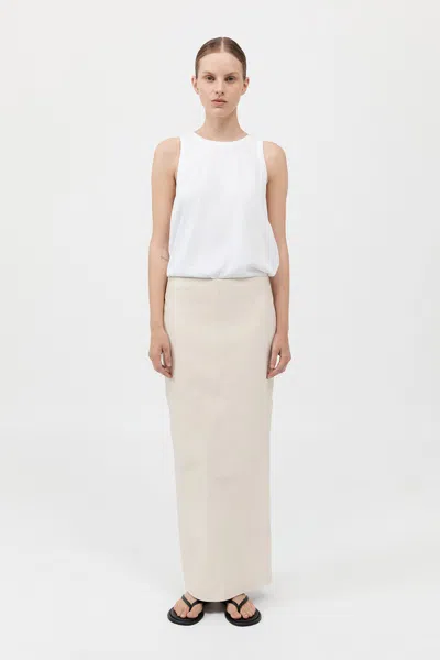 St Agni Organic Cotton Boxy Tank In White