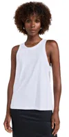 St Agni Organic Cotton Boxy Tank White In White