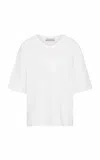 St Agni Organic Cotton Match Tee In White