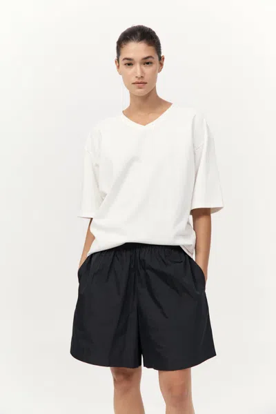 St Agni Organic Cotton Match Tee In White