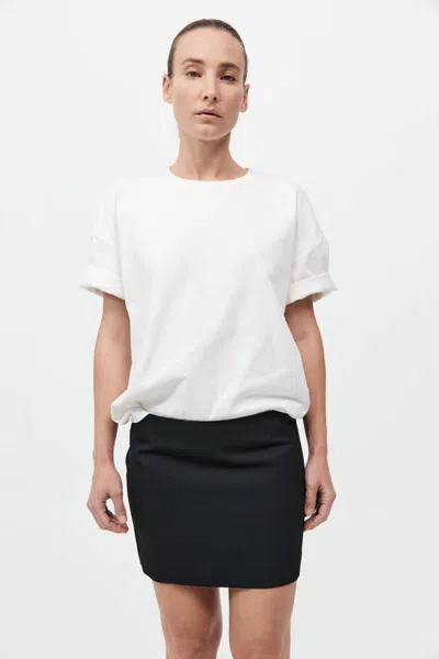 St Agni Organic Cotton Relaxed Tee In White