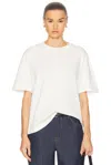 St Agni Organic Cotton Relaxed Tee In White
