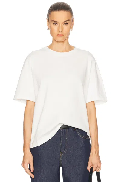 St Agni Organic Cotton Relaxed Tee In White