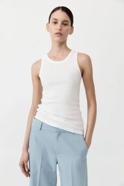 St Agni Organic Cotton Singlet In White