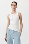 St Agni Organic Cotton Singlet In White