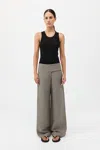 St Agni Organic Cotton Soft Rib Singlet In Black