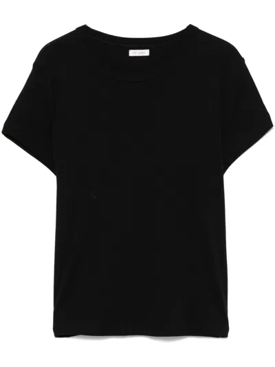 St Agni Organic Cotton T-shirt In Black