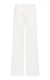 St Agni Origami-pocket Organic Cotton-blend Wide-leg Pants In Off-white