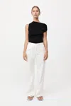 St Agni Origami Pocket Trousers In Off White