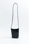 St Agni Origami Sling Pouch Bag In Black