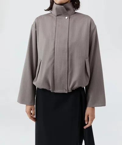 St Agni Oupa Flight Jacket In Doe In Gray