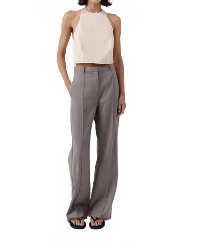 St Agni Oupa Pintuck Pants In Doe In Gray
