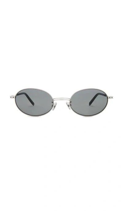 St Agni Oval Sunglasses In Gray