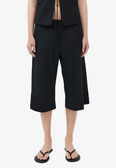 St Agni Oversized Bermuda Shorts In Black