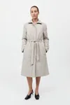 St Agni Padded Car Coat In Creme