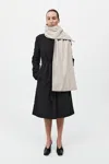 St Agni Padded Scarf In Sand