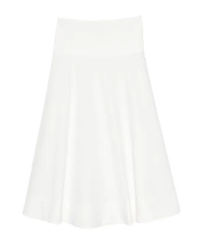 St Agni Panel  Maxi Skirt In Neutral