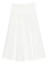 St Agni Panel Maxi Skirt In White