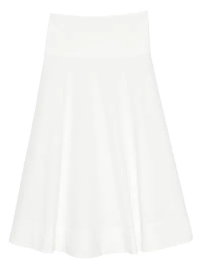 St Agni Panel Maxi Skirt In White