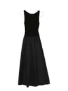 St Agni Panelled Ribbed Maxi Dress