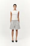 St Agni Paper Taffeta Short In Multi