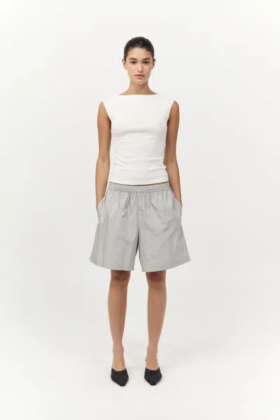 St Agni Paper Taffeta Short In Multi