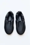 St Agni Perforated Ballet Flats In Black In Black