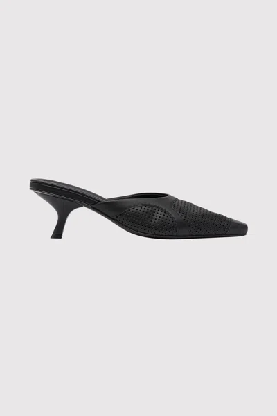 St Agni Perforated Heel In Black