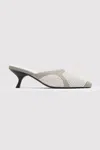 St Agni Perforated Heel In White